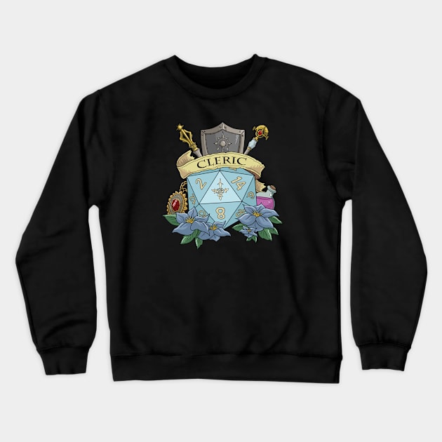 Dice Cleric Crewneck Sweatshirt by Danielle_Mahaffey